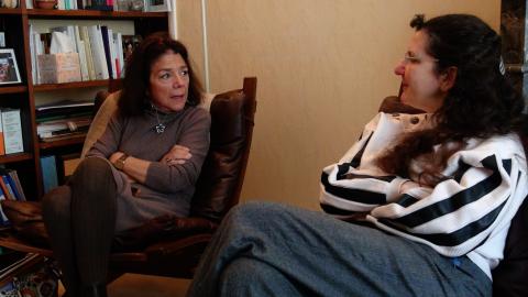 Nicole Athéa et Céline Masson pour "La petite sirène"