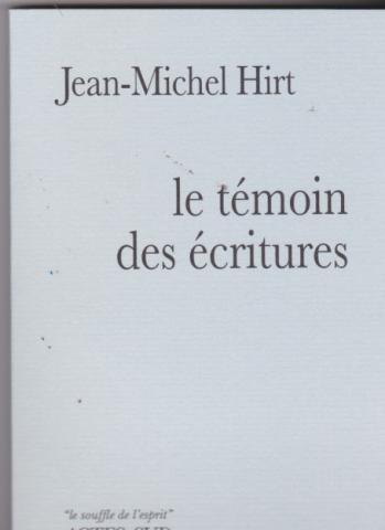 le témoins des écritures
