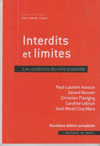 Interdits et limites. Les conditions du vivre ensemble