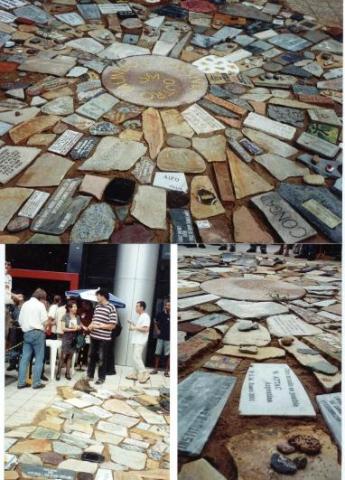Mosaique construite au forum social Mondial