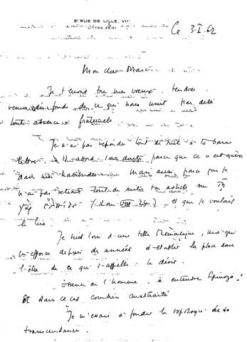 Lettres de Jacques à Marc Lacan